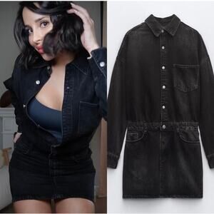 ZARA TRF DENIM SHIRTDRES